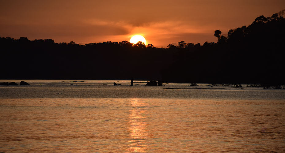 Sunset at Chidiya Tapu, Port Blair